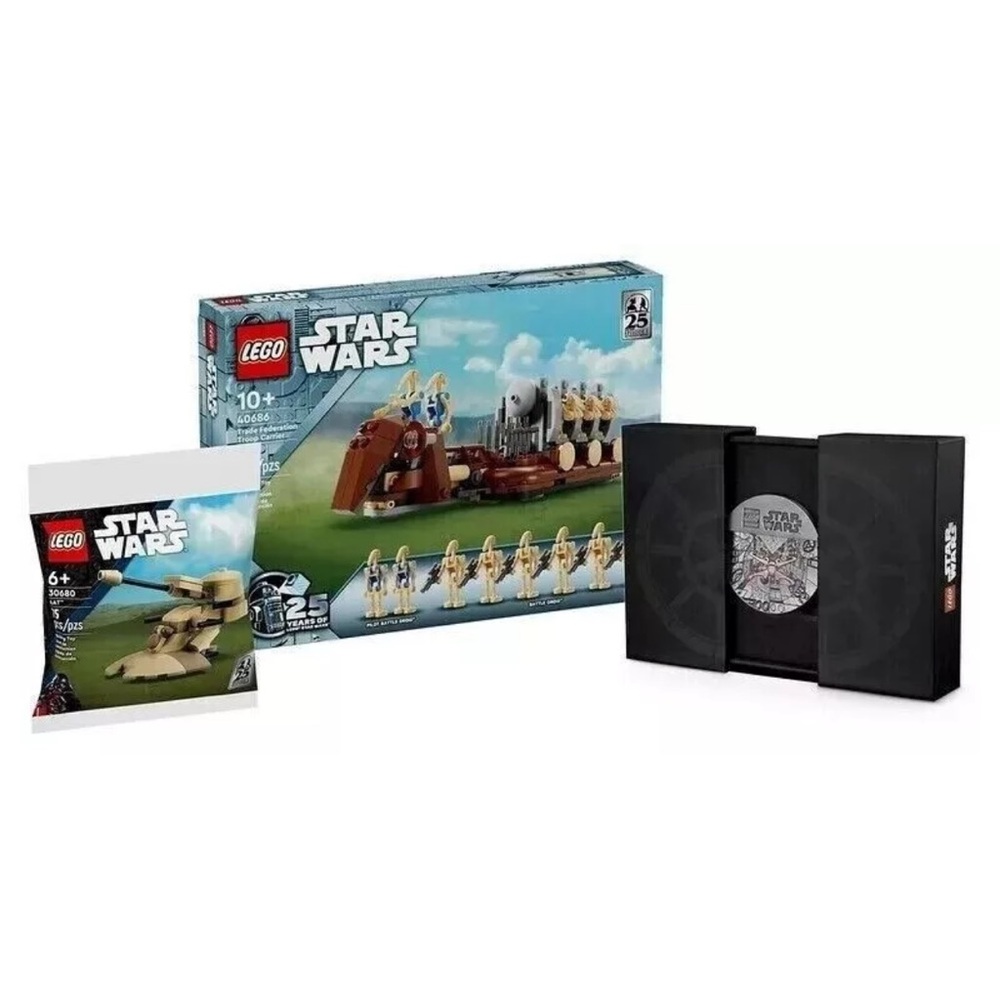 New LEGO Star Wars 40686 Trade Federation Troop Carrier 30680 AAT 500818 Coin
